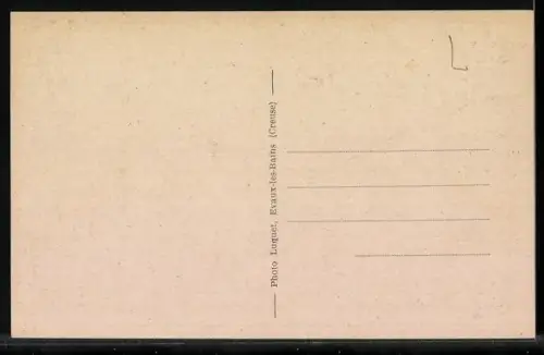 AK Évaux-les-Bains /Creuse, Vue générale, Côté Sud