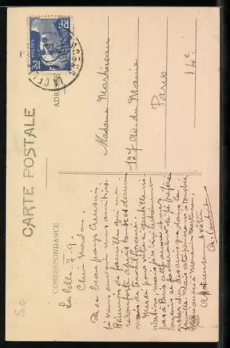 AK La Celle-Dunoise /Creuse, Le vieux pont