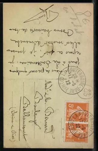 AK La Souterraine /Creuse, Vieille porte de l`ancienne Prison