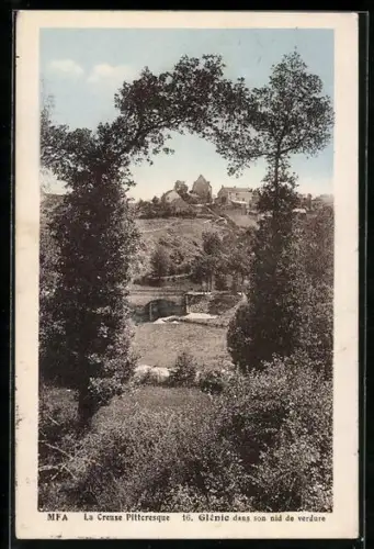 AK Glénic /Creuse, Dans son nid de verdure