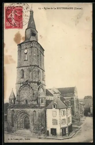 AK La Souterraine /Creuse, Église de La Souterraine