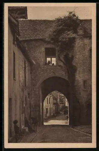 AK La Souterraine /Creuse, Porte de l`Échauguette