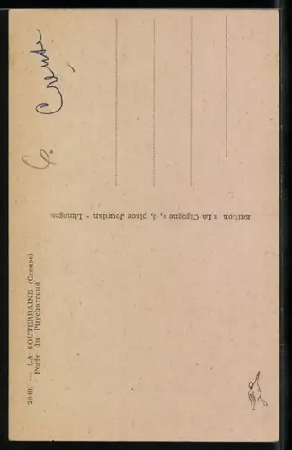 AK La Souterraine /Creuse, Porte de l`Échauguette