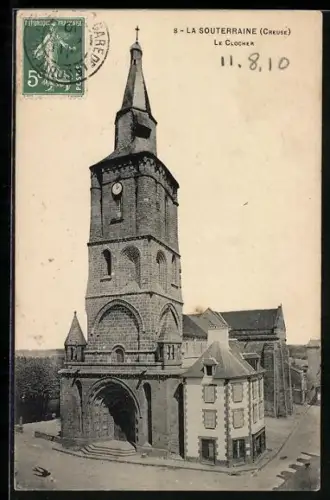 AK La Souterraine /Creuse, Le Clocher