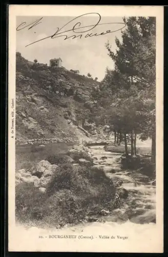 AK Bourganeuf /Creuse, Vallée du Verger