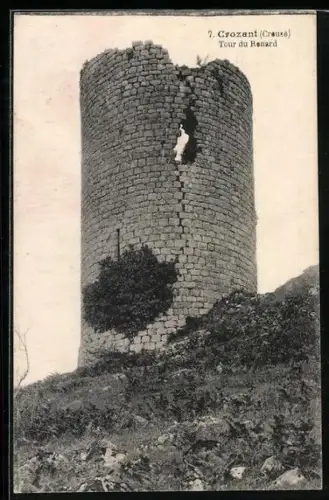 AK Crozant /Creuse, Tour du Renard