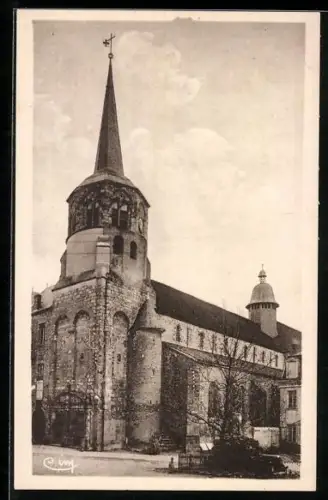AK Évaux-les-Bains /Creuse, L`Église, monument historique