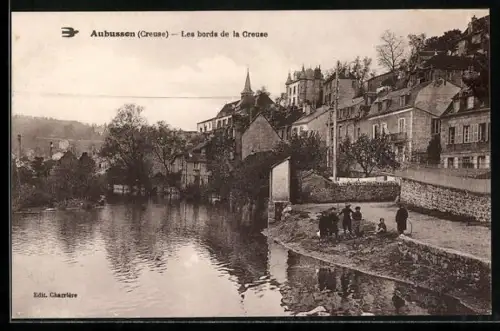 AK Aubusson, Vue prise de l`Ile de Juillet
