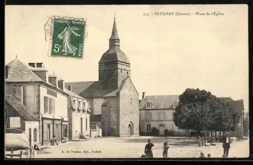 AK Clugnat, Place de l`Église