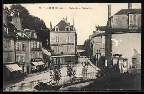 AK Guéret, Place de la Préfecture