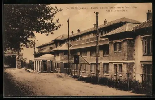 AK Ste-Feyre, Sanatorium des Instituteurs et Institutrices, Vue de la face Nord