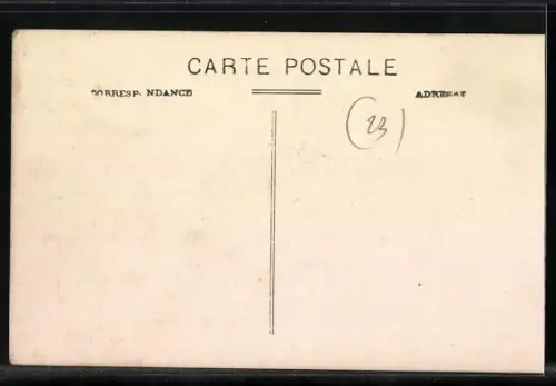 AK La Courtine, Rue de L`Eglise