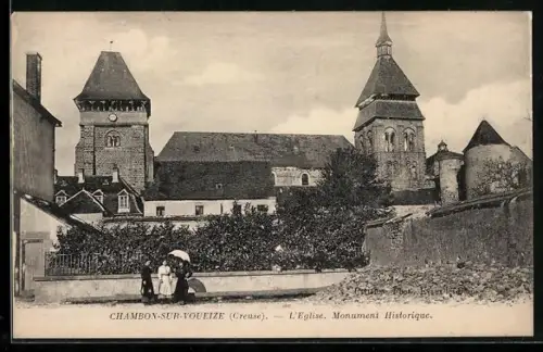 AK Chambon-Sur-Voueize, L`Eglise, Monument Historique