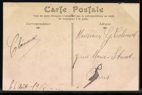 AK Évaux-les-Bains, Château de la Gaîté, Place du Champ-deFoire