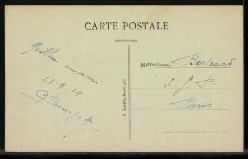 AK St-Sulpice-les-Champs, Place de la Mairie