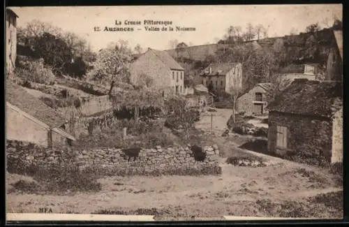 AK Auzances, Allee de la Noisette