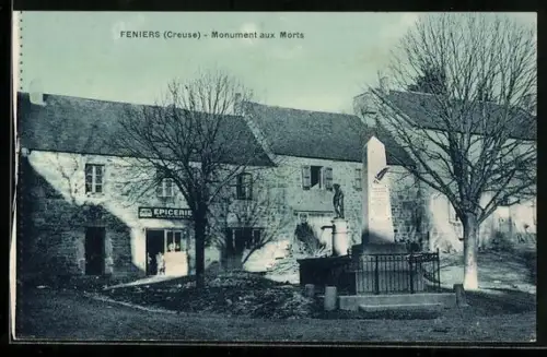 AK Feniers, Monument aux Morts