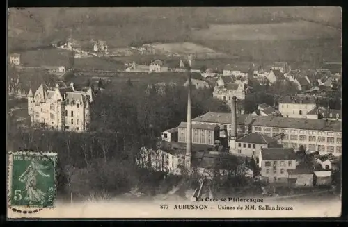 AK Aubusson, Usines de MM. Sallandrouze