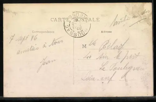 AK Boussac, Château et Pont sur la Petite Creuse