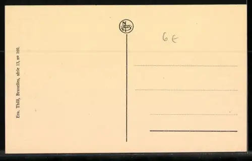 AK Ostende, L`Avenue Léopold vers le parc, Strassenbahn