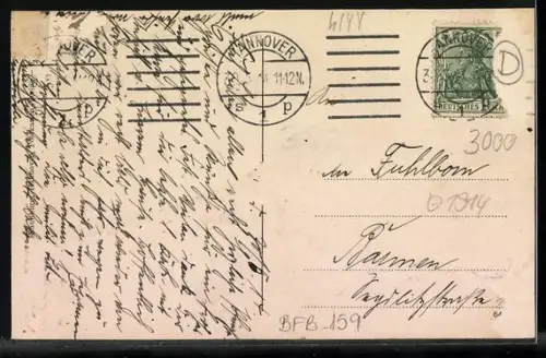 AK Hannover, Archiv mit Strassenbahn