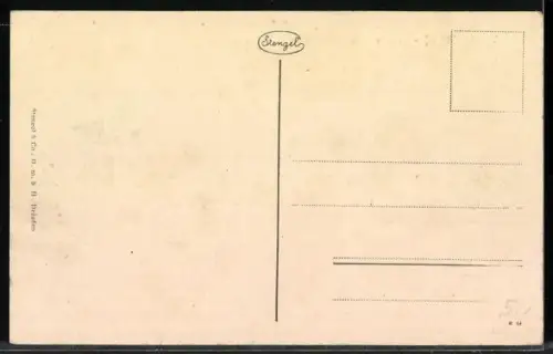 AK Villach, Ortspartie mit Türmen von der Draubrücke aus