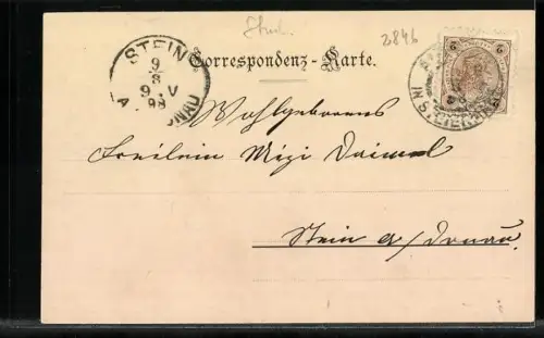 AK Aussee, Ortsansicht von der Ischlerstrasse