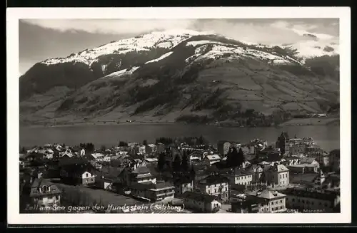 AK Zell am See, Totalansicht gegen den Hundsstein