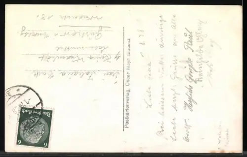 AK Bludenz, Gesamtansicht mit Scesaplana