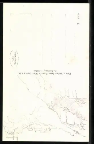 AK Aggstein /Wachau, Uferpanorama mit Burg