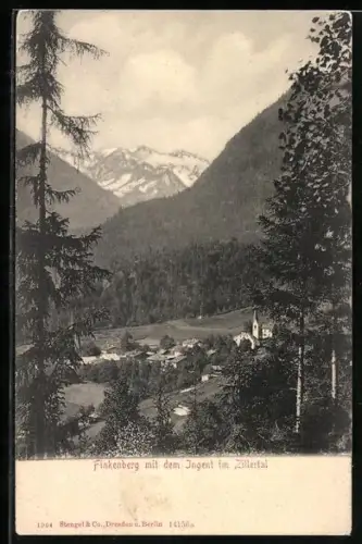 AK Finkenberg /Zillertal, Totalansicht mit Ingent