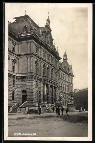 AK Wien, Justizpalast, gesehen von der Strasse