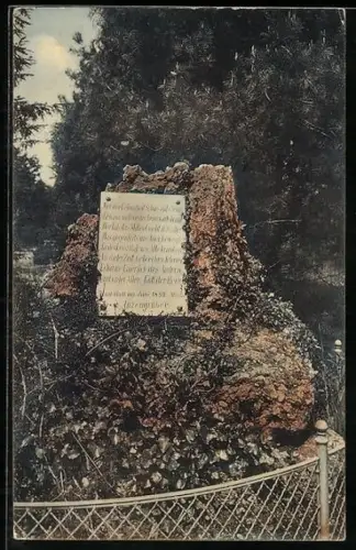 AK Bad Hall, Anzengruber-Denkmal