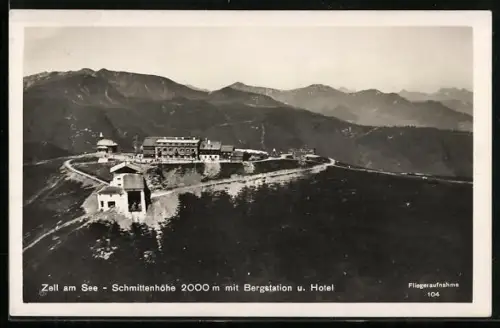 AK Zell am See, Schmittenhöhe, Bergstation und Hotel