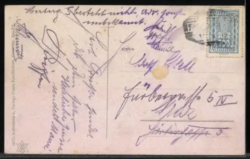 AK Frohnleiten, Totalansicht aus der Vogelschau