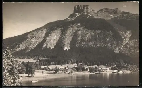 AK Altaussee, Ortsansicht mit Lofer aus der Vogelschau