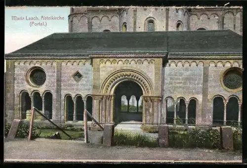 AK Maria Laach, Abteikirche, Portal