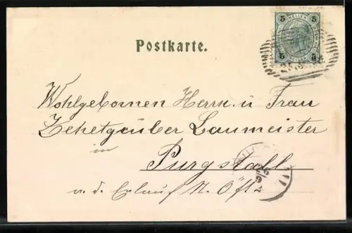 AK Igls, Ortsansicht mit Serles und Habicht