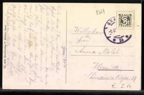 AK Graz, Hauptplatz, Adler-Apotheke