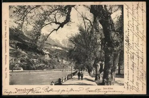 AK Innsbruck, Inn-Allee, Flusspartie