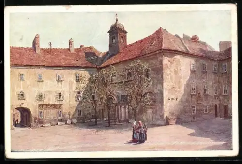 Künstler-AK Wien, Ludwig Hans Fischer, Freihaus