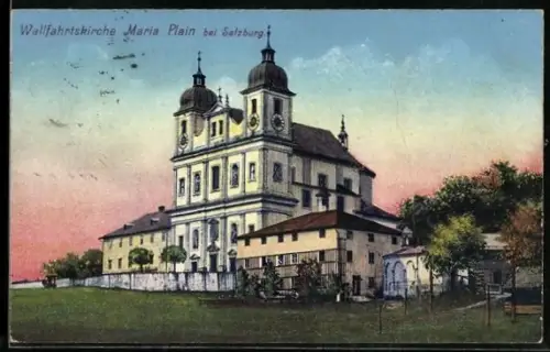 AK Maria Plain /Salzburg, Wallfahrtskirche Maria Plain