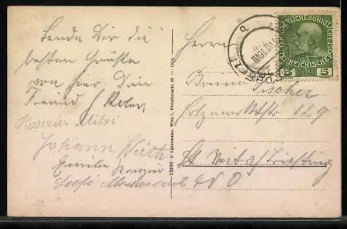 AK Laxenburg /N.-Oe., Marianneninsel mit Gebäude, Ruderboote, Schwäne