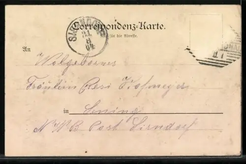 AK Krems a. D., Ortsansicht mit Kaserne aus der Vogelschau