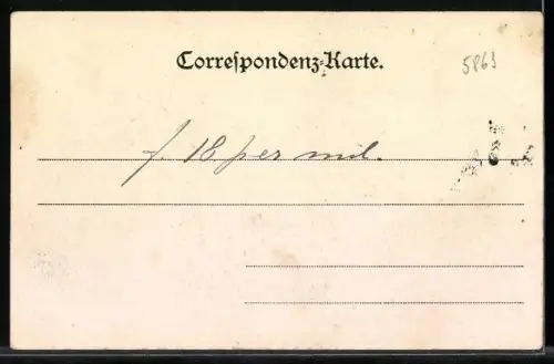 AK Graz, Brückenpanorama mit Schlossberg