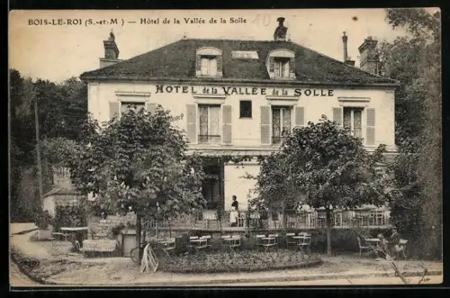 AK Bois-le-Roi /S.-et-M., Hôtel de la Vallée de la Solle