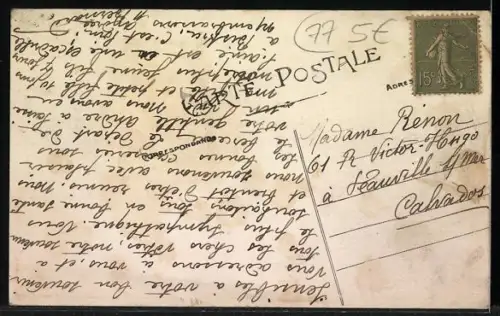 AK La Ferté-Gaucher, Le Passage sur la Voie Les Grosses Pierres