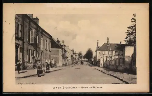 AK La Ferté-Gaucher, Route de Sézanne