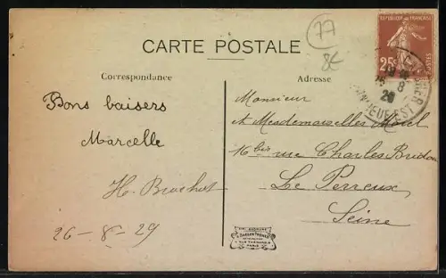 AK La Ferté-Gaucher, Route de Sézanne