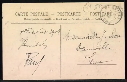 AK Montceaux-les-Provins /S.-&-M., Rue du Château, XIIIe siècle